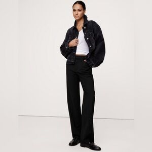 NWT! Banana Republic Black Siena Straight Wool Pant - Multiple Sizes